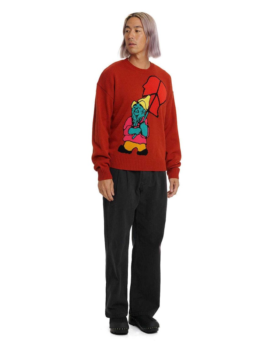 Trui | Brain Dead Gnome Sweater Terracotta