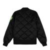 Jasje | Brain Dead Dickies Chenille Patch Quilted Bomber Jacket Black