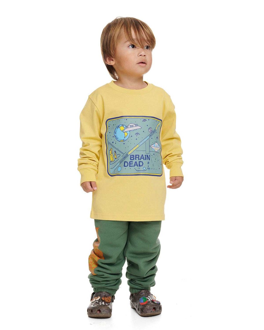 Lange Mouw | Brain Dead Galaxy Kids Long Sleeve Lemon