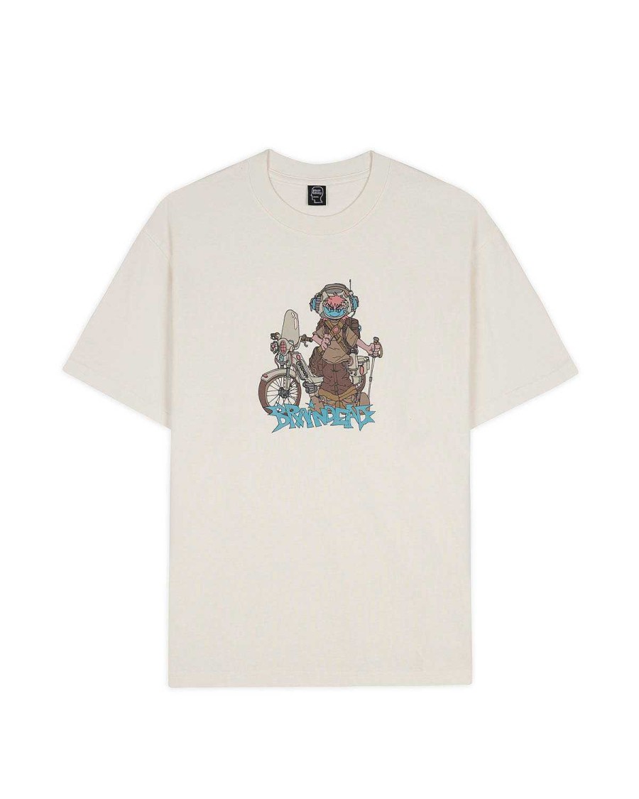 T-Shirt | Brain Dead Moto Hiker T-Shirt Natural