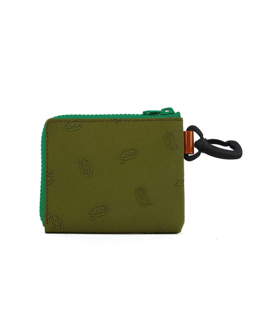 Portemonnee | Brain Dead Brain Dead X Thisway Logohead Wallet Drab Olive