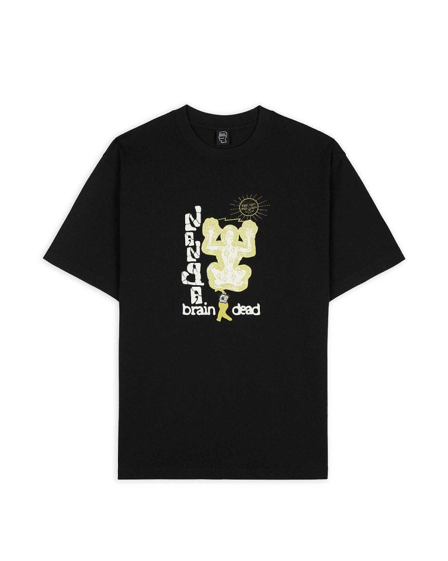 T-Shirt | Brain Dead Brain Dead X Nanga Geoglyphs T-Shirt Black