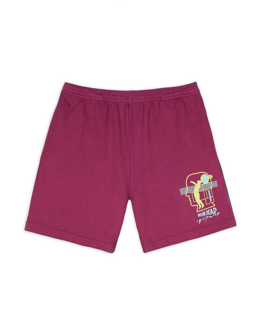 Korte Broek | Brain Dead Brain Dead Equipment Tennis Jersey Short Plum