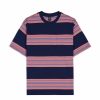 T-Shirt | Brain Dead Baker Striped Pocket T-Shirt Navy