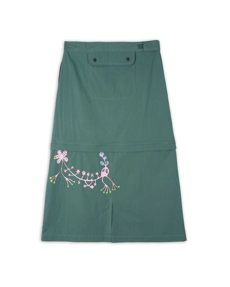 Rok | Brain Dead Gaspar Convertible Skirt Forest Green