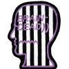 Tapijt | Brain Dead Logo Head Striped Rug 6Ft Black/White