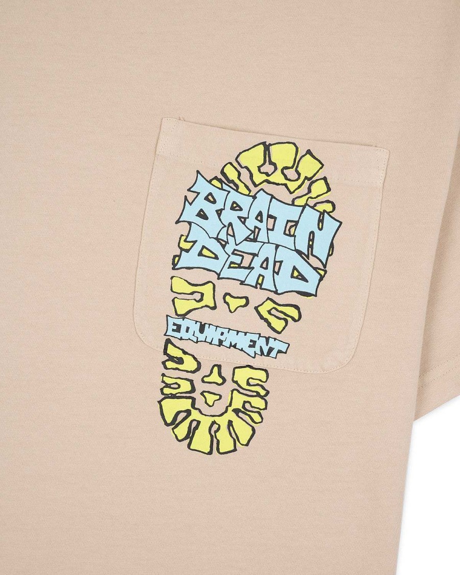 T-Shirt | Brain Dead Brain Dead Equipment Comfort Zone T-Shirt Khaki