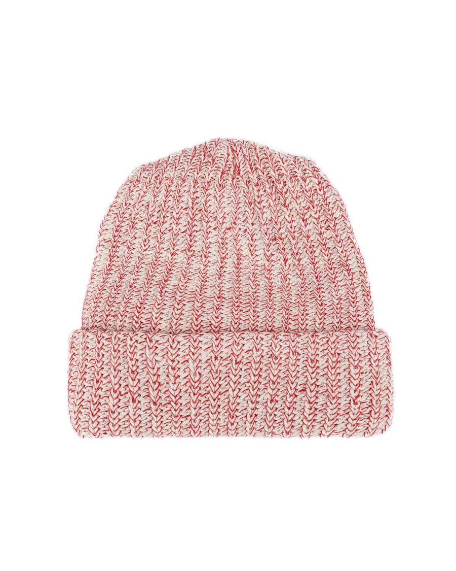 Hoed | Brain Dead Logohead Beanie Red Heather