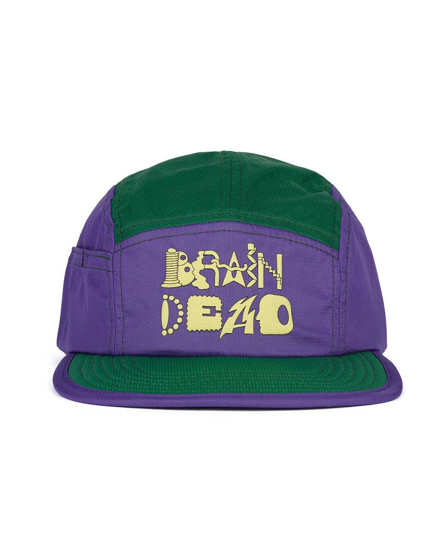 Hoed | Brain Dead Miles Trail Cap Purple Multi