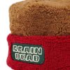 Hoed | Brain Dead Marker Stamp Sherpa Beanie Brown Multi