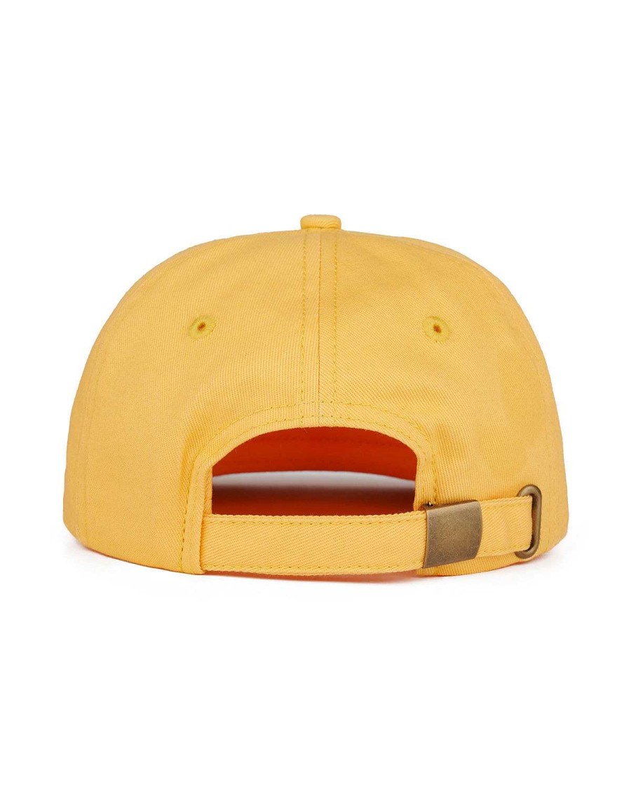 Hoed | Brain Dead Overcast Kids 6 Panel Cap Yellow