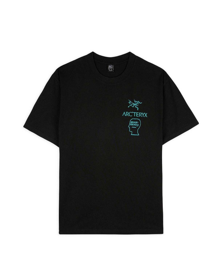 T-Shirt | Brain Dead Arc'Teryx Vertical Community T-Shirt Black