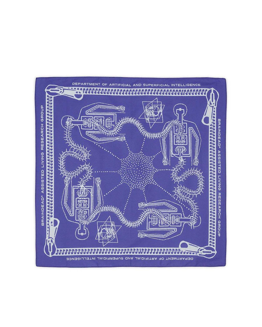 Bandana | Brain Dead Zipper Bandana Purple