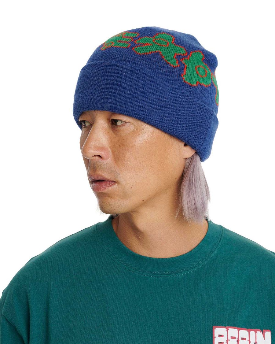 Hoed | Brain Dead Amoeba Wool Beanie Navy